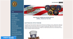 Desktop Screenshot of jarrelltxamericanlegion.org